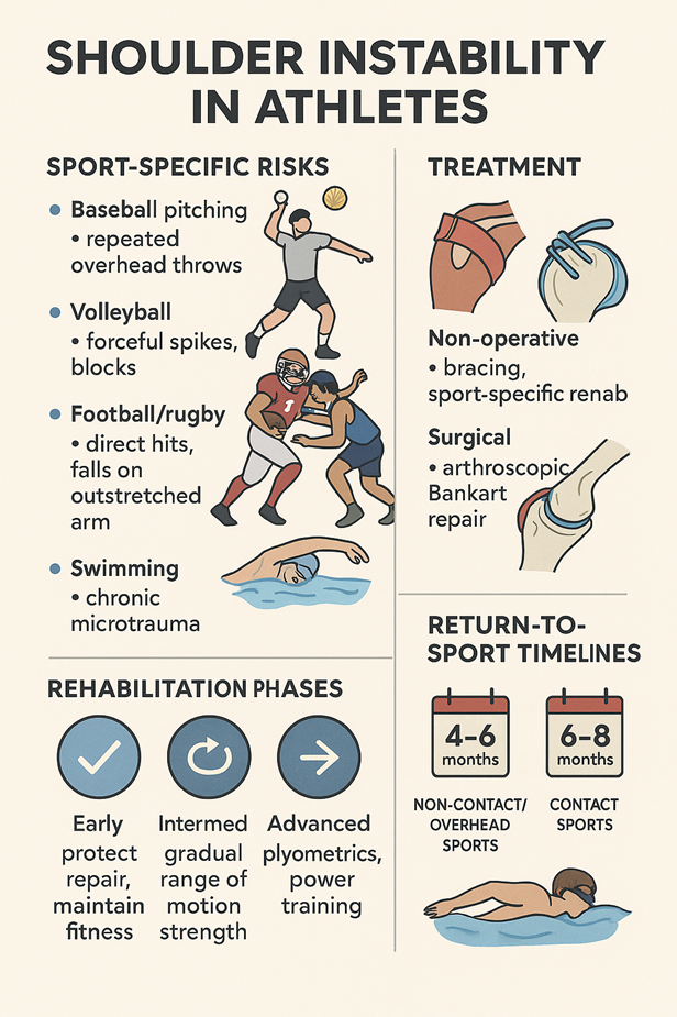 Sports specific shoulder instability
