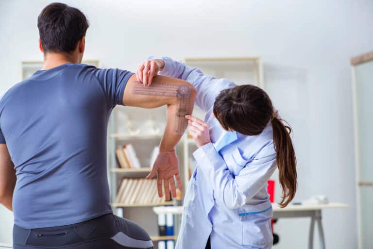 Shoulder range of motion